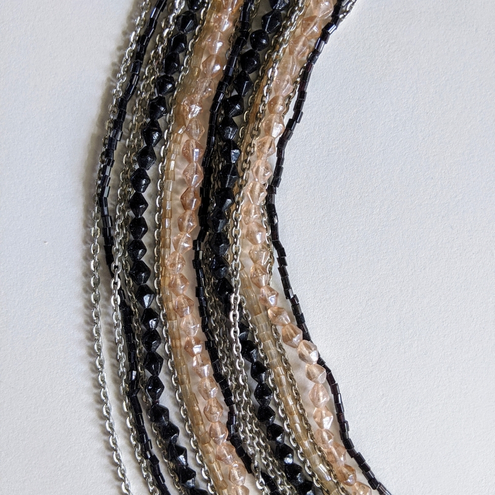 Multi-Strand Beaded Necklace - Picture 3 of 3